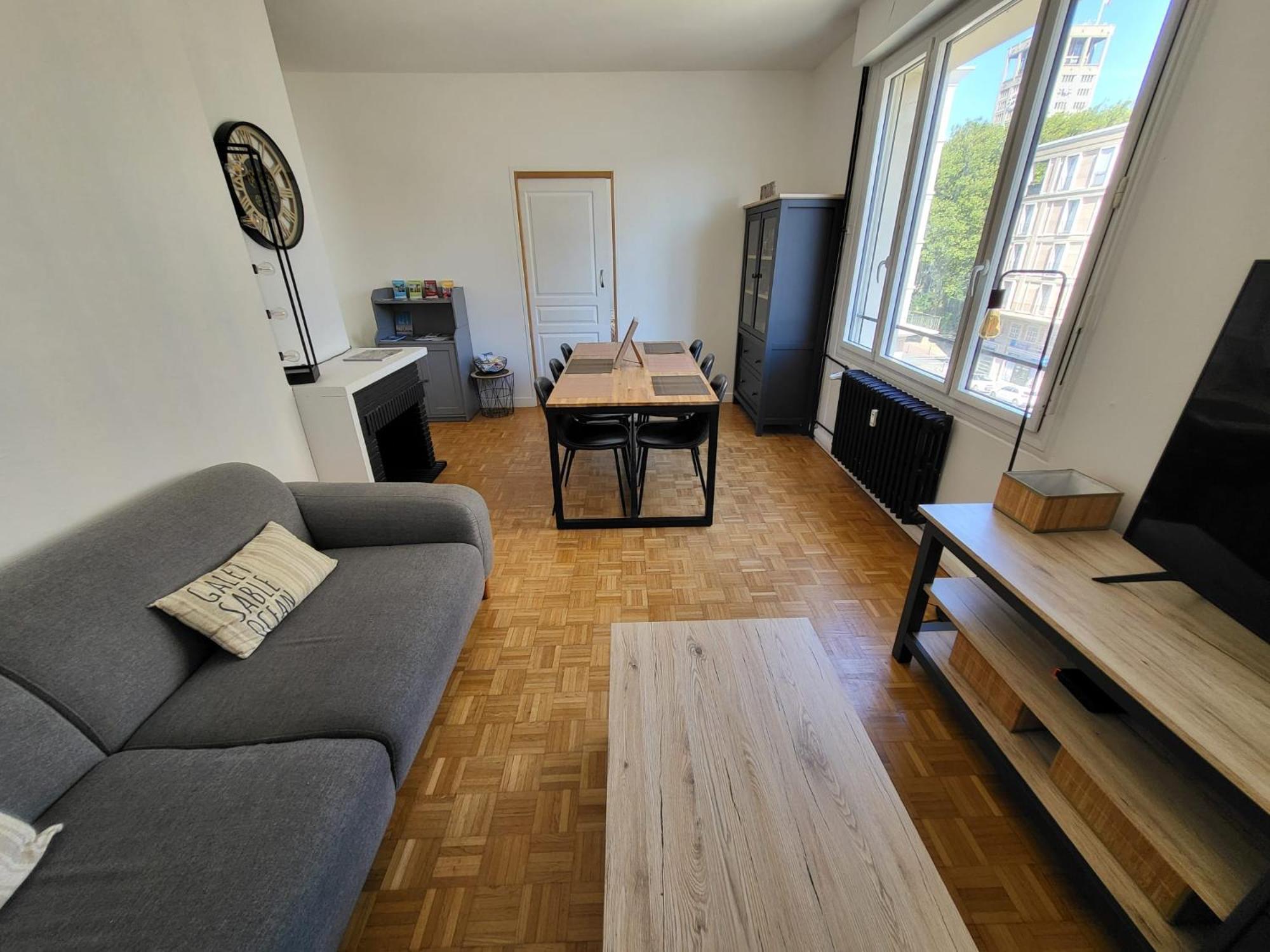Appartement…LH center / 6 pers. parking privé El Havre Exterior foto